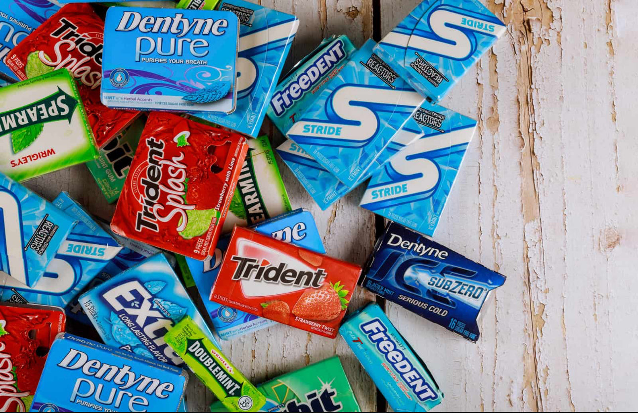 Mix of Fruity and Mint Gum